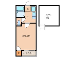 コスモシャトーの物件間取画像